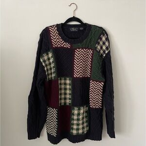 Harold’s OSCC Patchwork Knit Sweater